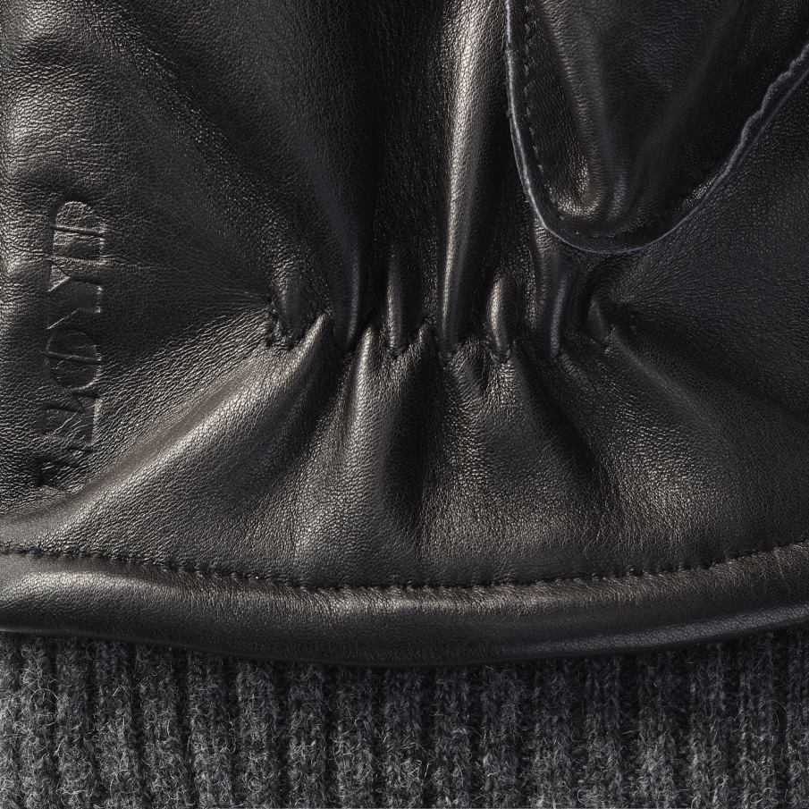 LLOYD rukavice z ovčej kože muži príslušenstvo čierna 6R0JN705