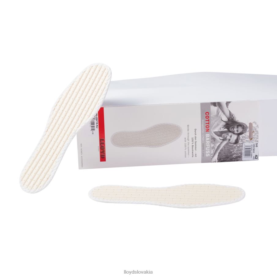 LLOYD vložky bavlnené naboso muži starostlivosť a vybavenie biely 6R0JN744
