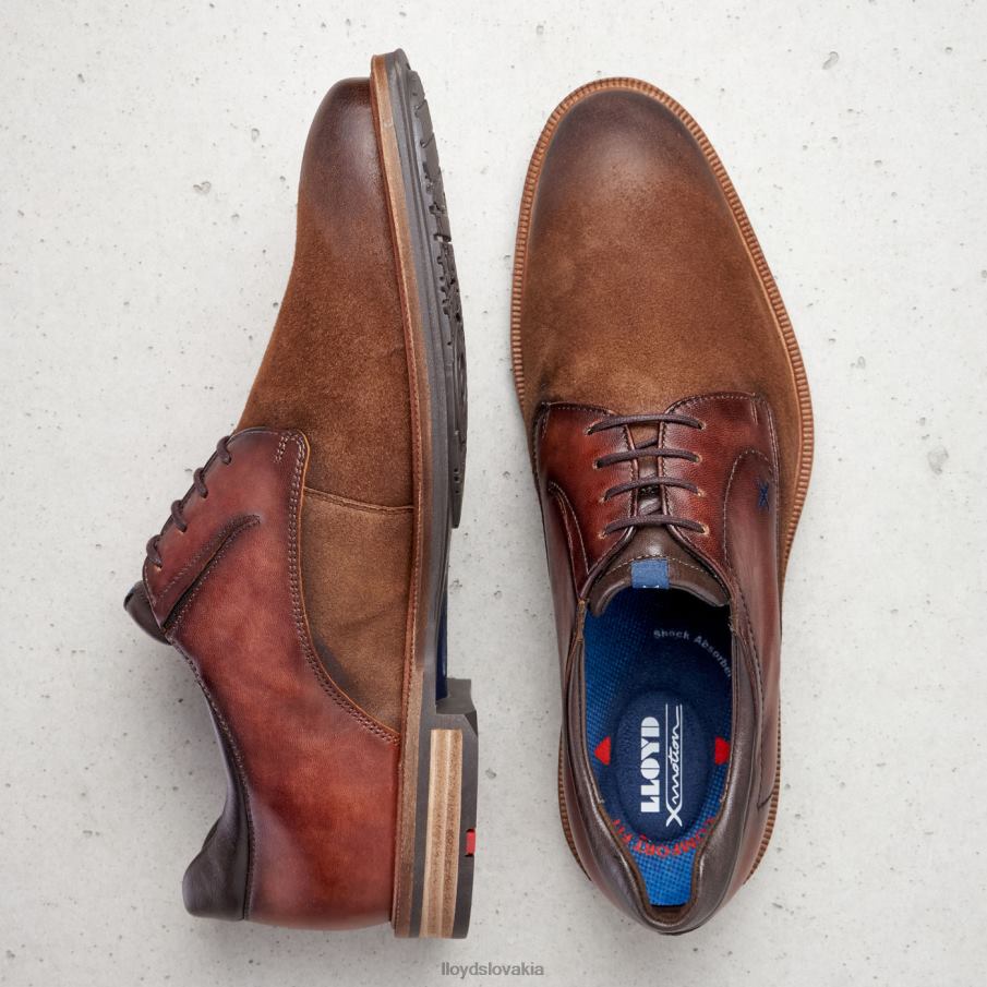 LLOYD Kaunas (xtrawide) muži topánky hnedá 6R0JN228