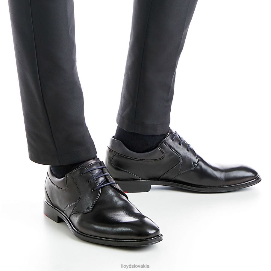 LLOYD monty muži topánky čierna 6R0JN81