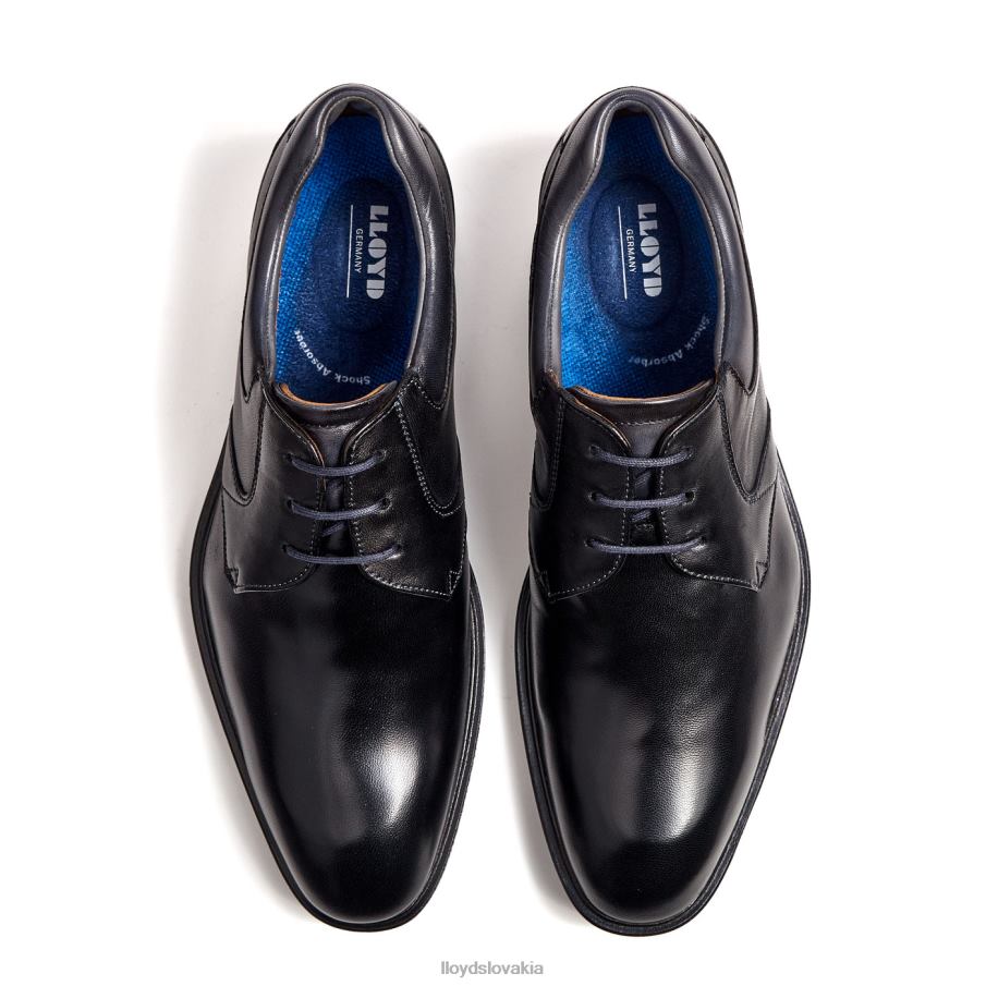 LLOYD monty muži topánky čierna 6R0JN81