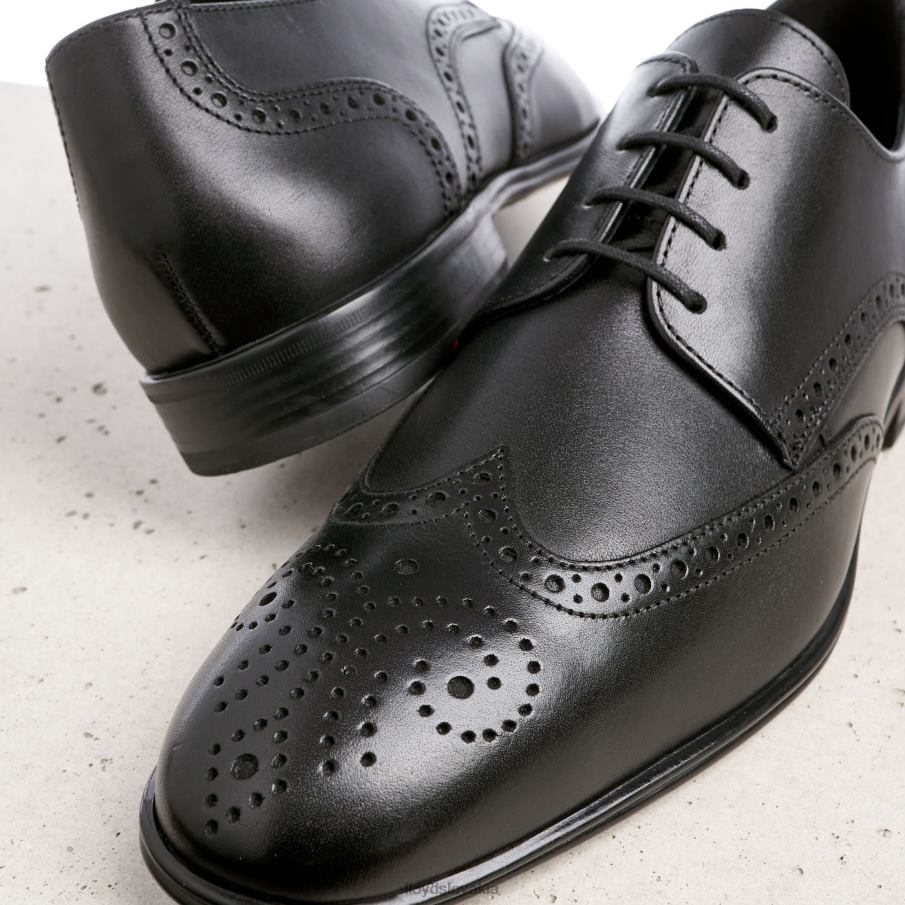 LLOYD morton muži topánky čierna 6R0JN186