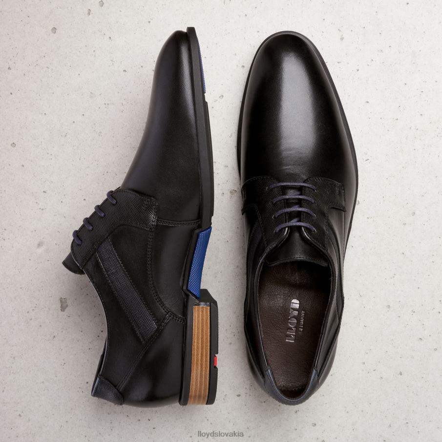 LLOYD roy muži topánky čierna 6R0JN182