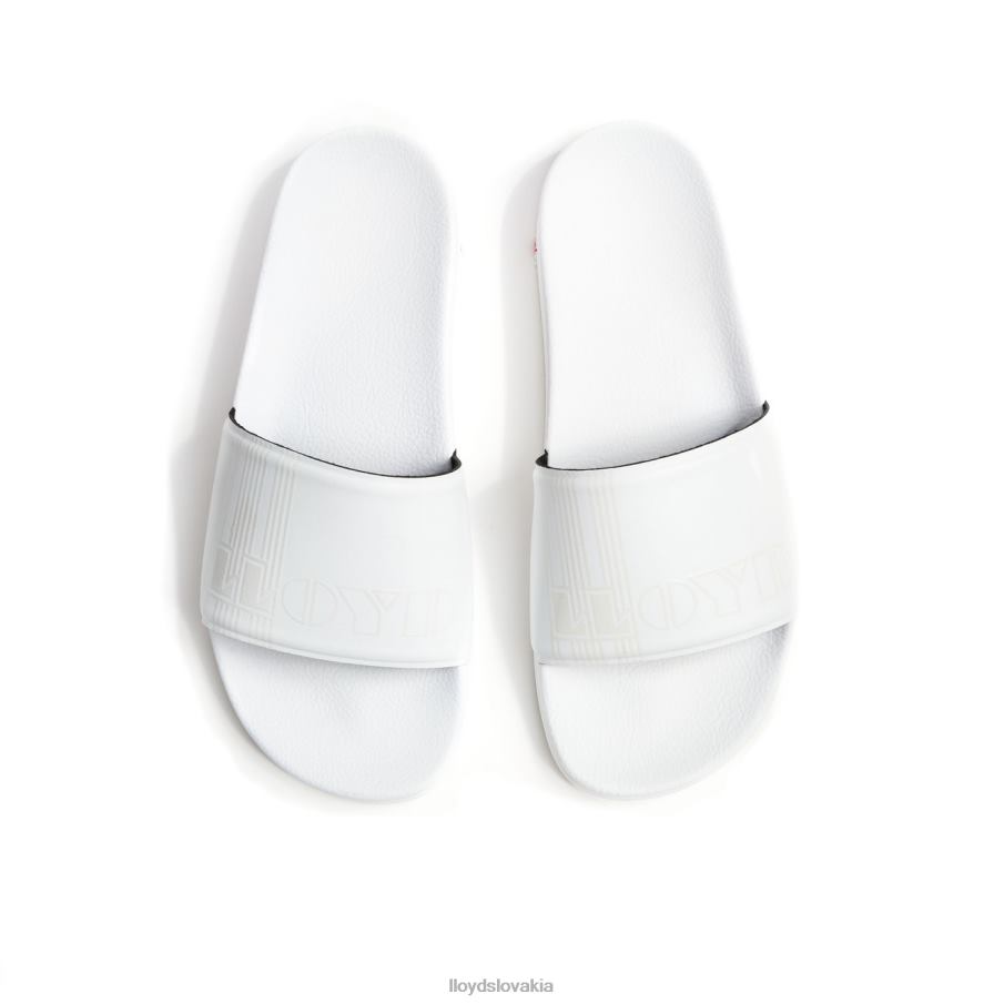 LLOYD šmykľavky do kúpeľa muži topánky biely 6R0JN716