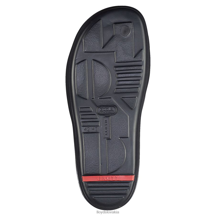 LLOYD šmykľavky do kúpeľa muži topánky sivá 6R0JN711