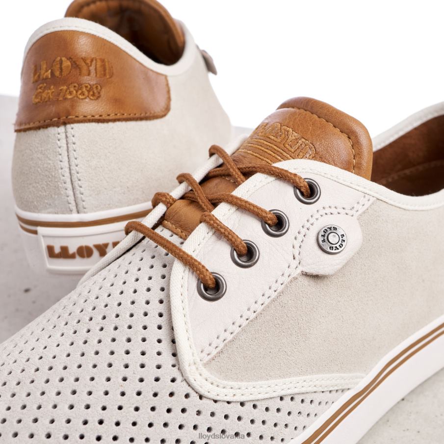 LLOYD eliseo muži topánky biely 6R0JN406