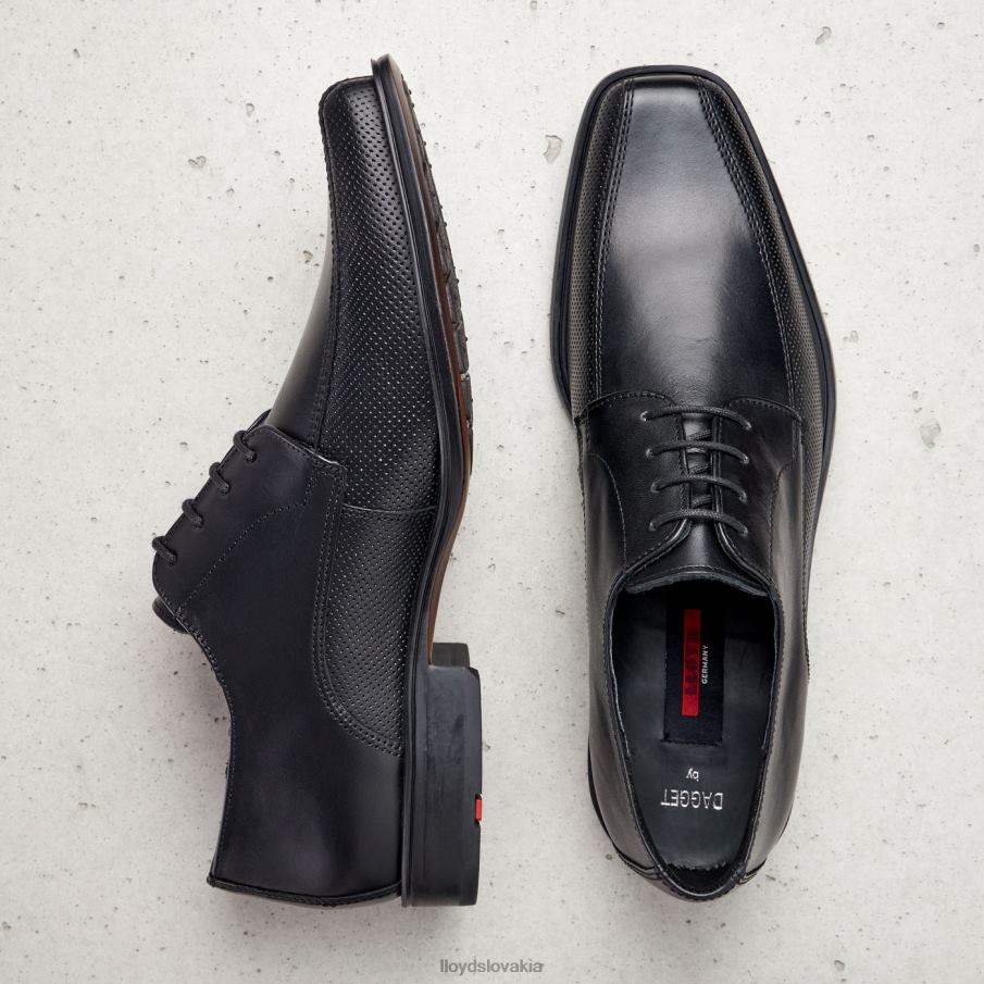 LLOYD dagget muži topánky čierna 6R0JN190