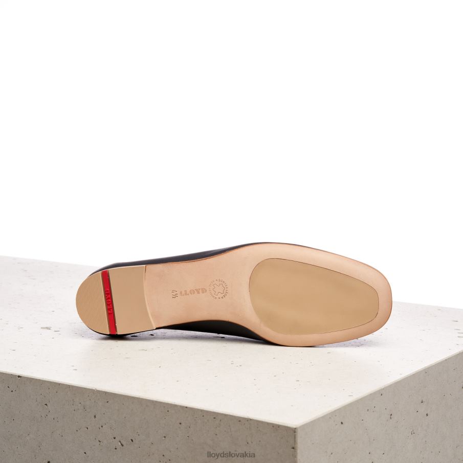 LLOYD balerína z hladkej kože ženy topánky čierna 6R0JN1257