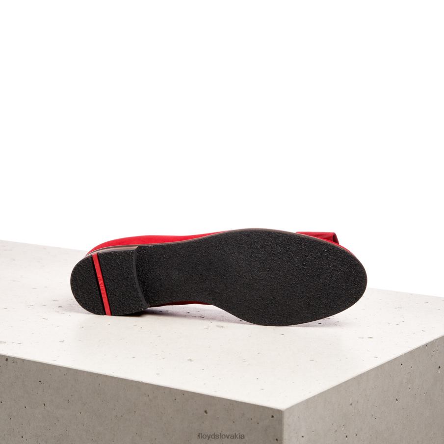 LLOYD kožená balerína ženy topánky červená 6R0JN1175