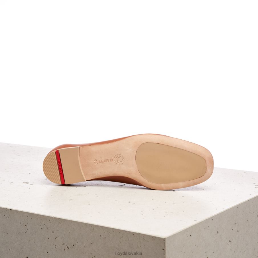 LLOYD kožená balerína ženy topánky hnedá 6R0JN1256