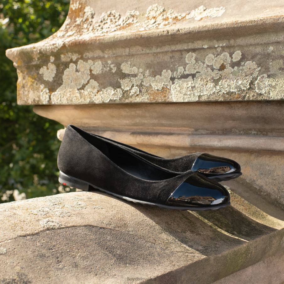 LLOYD lakovaná balerína ženy topánky čierna 6R0JN1171