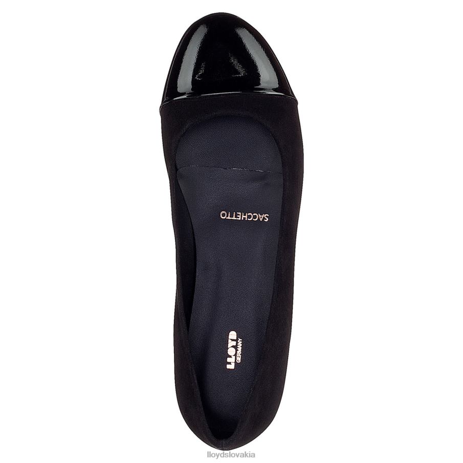 LLOYD lakovaná balerína ženy topánky čierna 6R0JN1171