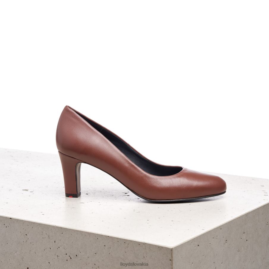 LLOYD hladké kožené lodičky ženy topánky hnedá 6R0JN1050