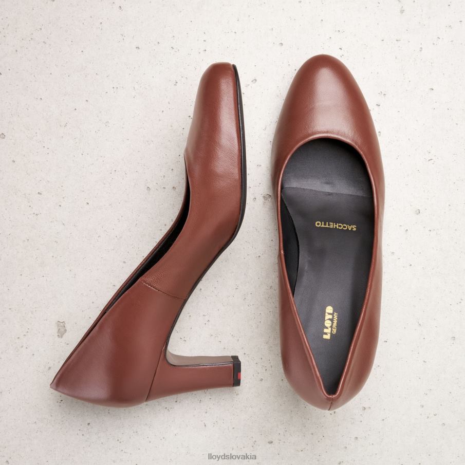 LLOYD hladké kožené lodičky ženy topánky hnedá 6R0JN1050