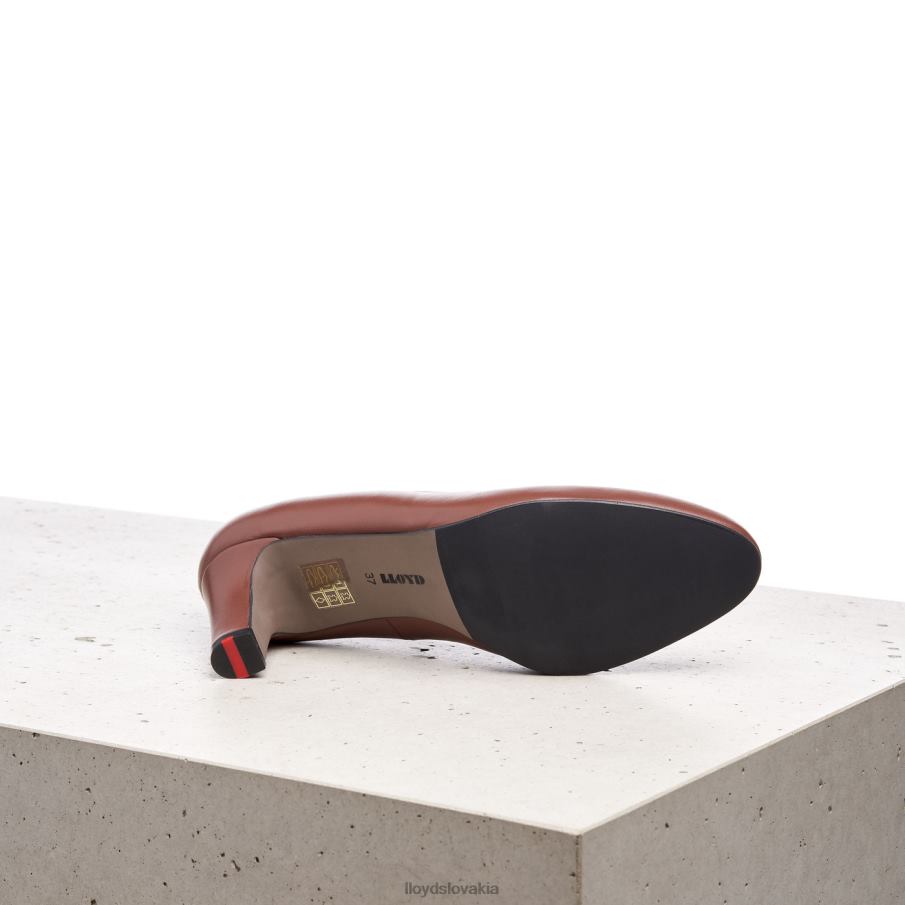 LLOYD hladké kožené lodičky ženy topánky hnedá 6R0JN1050