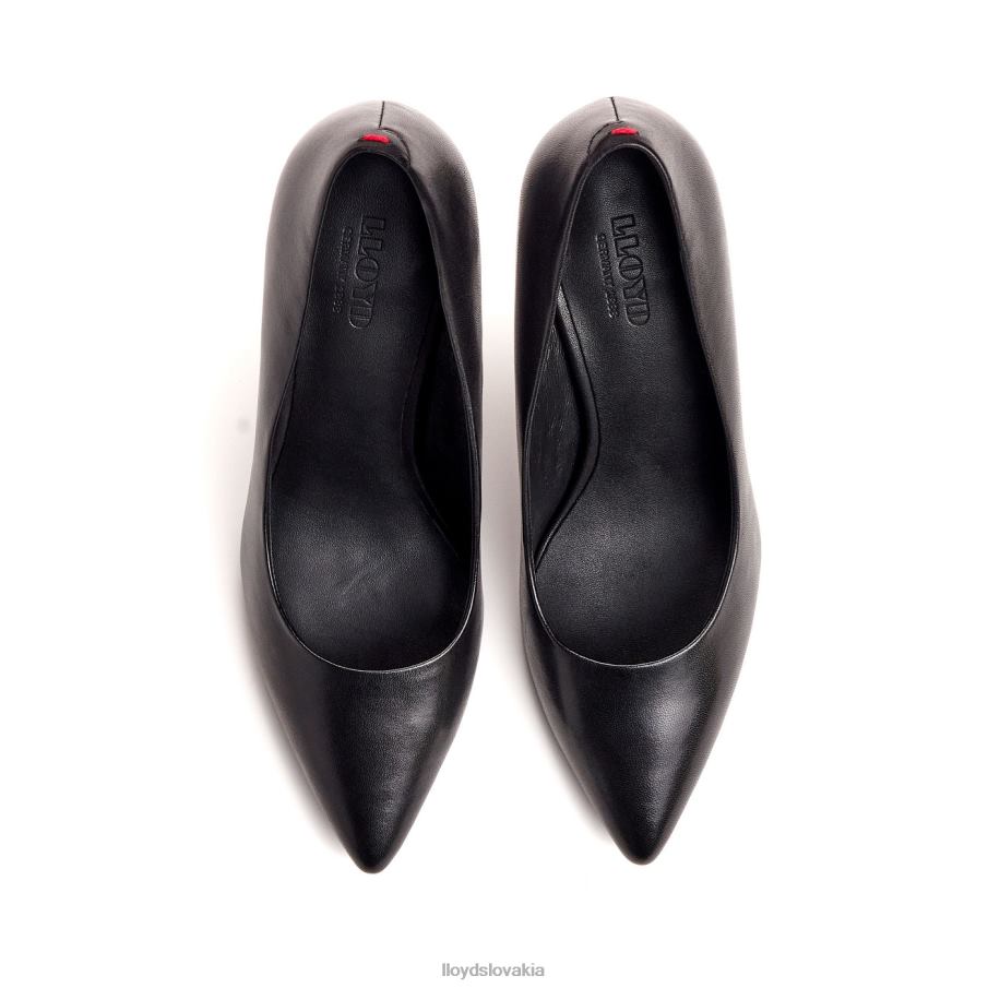 LLOYD hladké kožené lodičky ženy topánky čierna 6R0JN1014