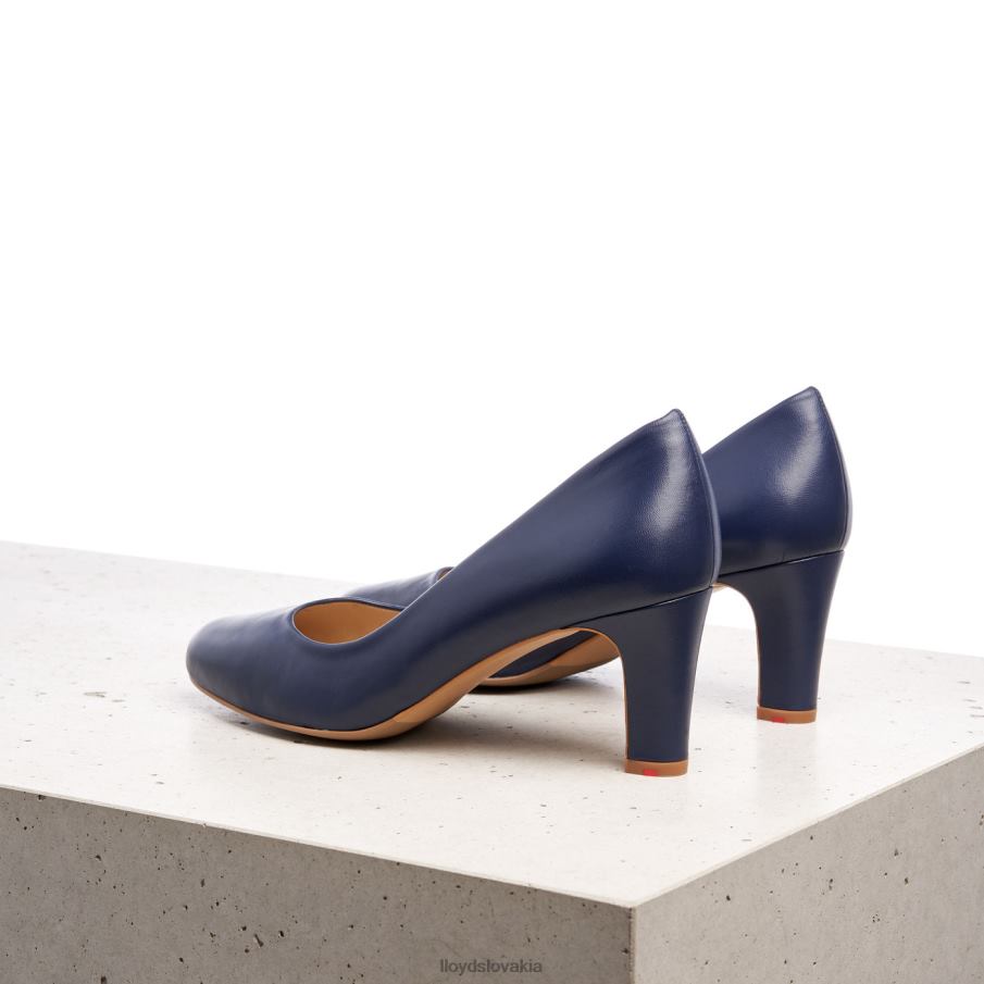 LLOYD hrubé kožené lodičky ženy topánky Modrá 6R0JN1052