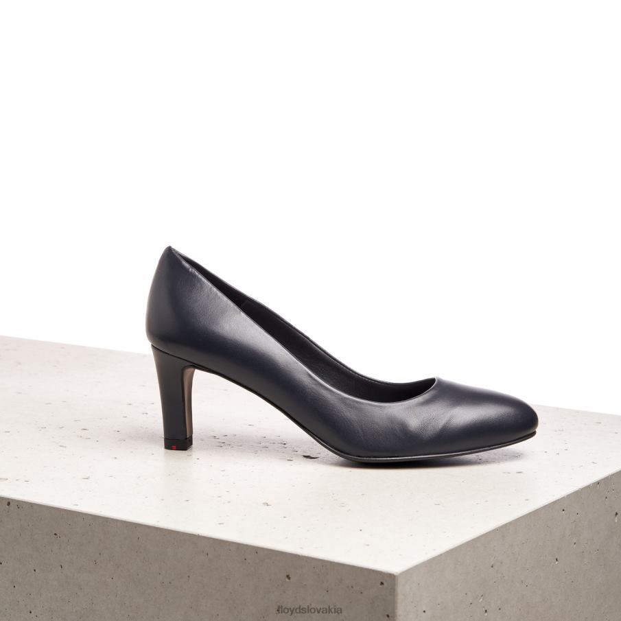 LLOYD hrubé kožené lodičky ženy topánky Modrá 6R0JN1062