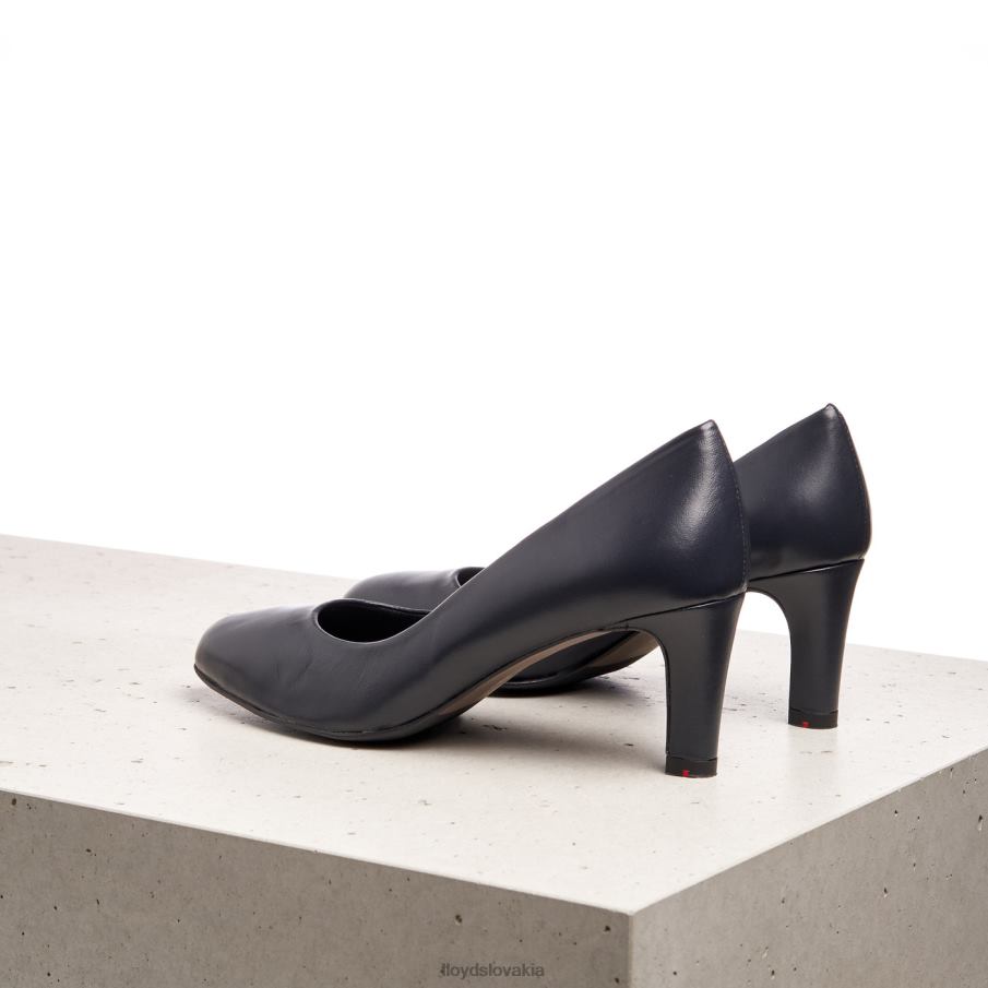 LLOYD hrubé kožené lodičky ženy topánky Modrá 6R0JN1062