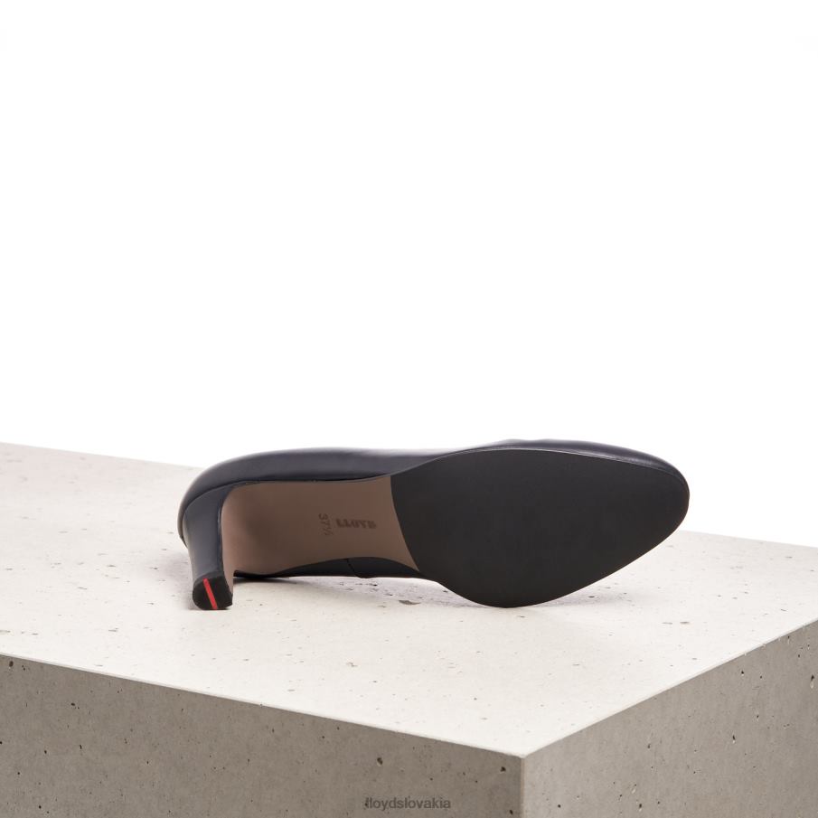 LLOYD hrubé kožené lodičky ženy topánky Modrá 6R0JN1062