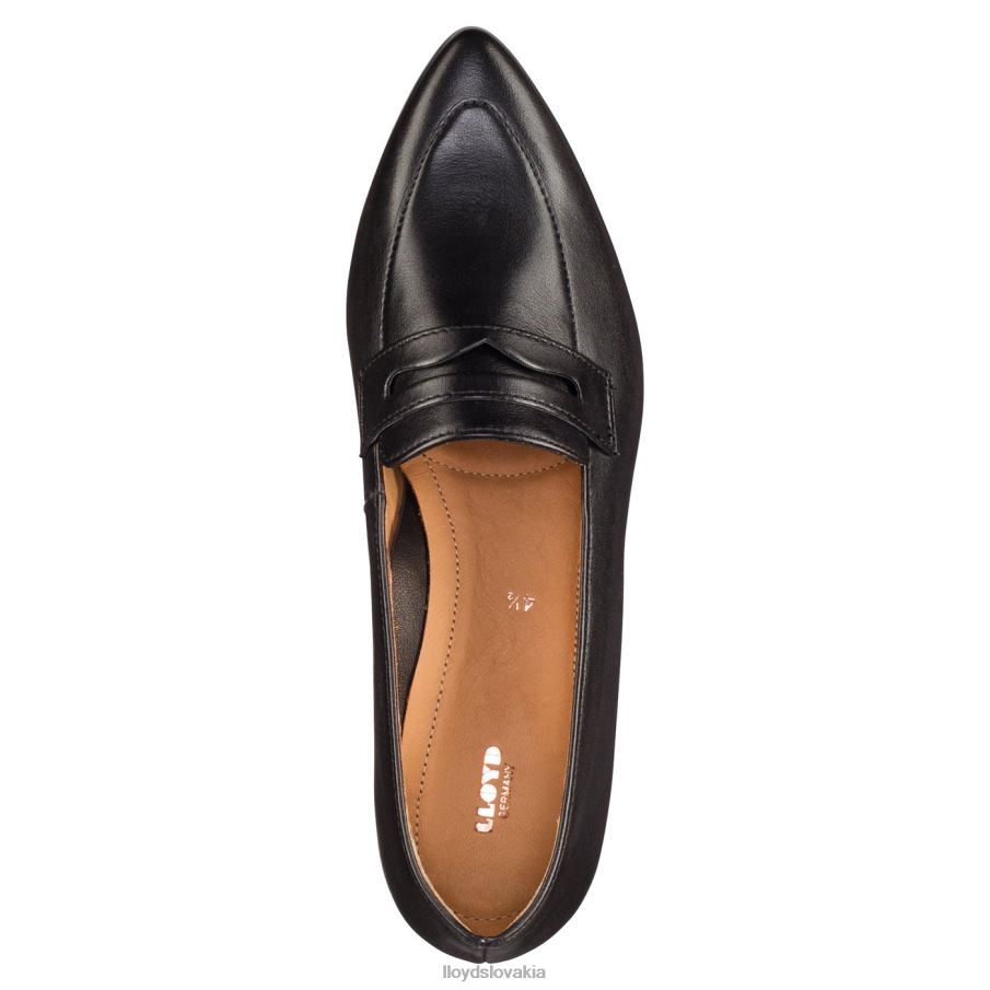LLOYD lodičky na balerínky ženy topánky čierna 6R0JN1096
