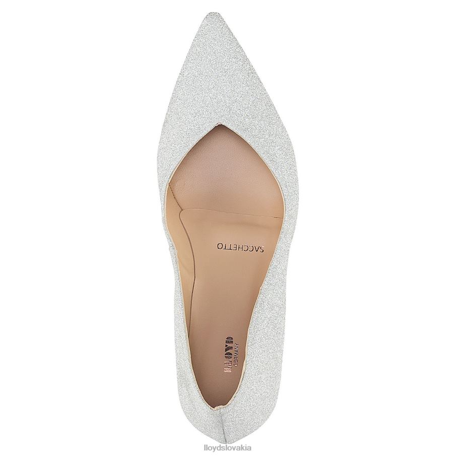 LLOYD lodičky s koženým efektom ženy topánky striebro 6R0JN1100