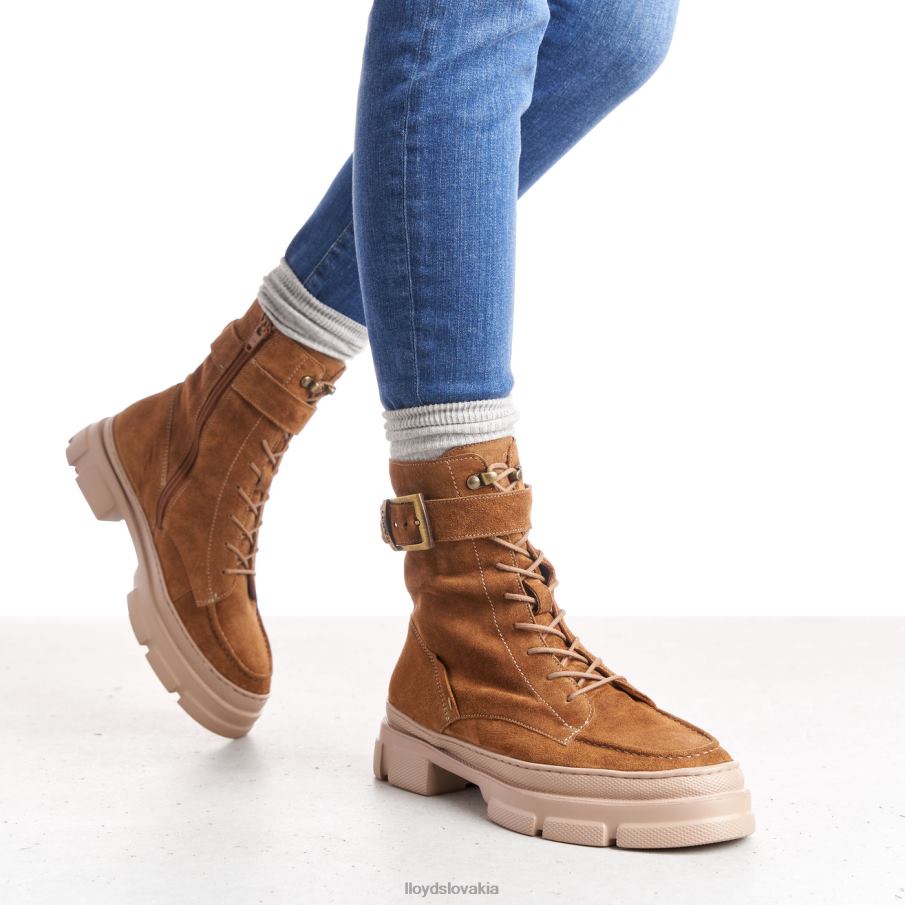 LLOYD ľahké členkové čižmy ženy topánky hnedá 6R0JN938