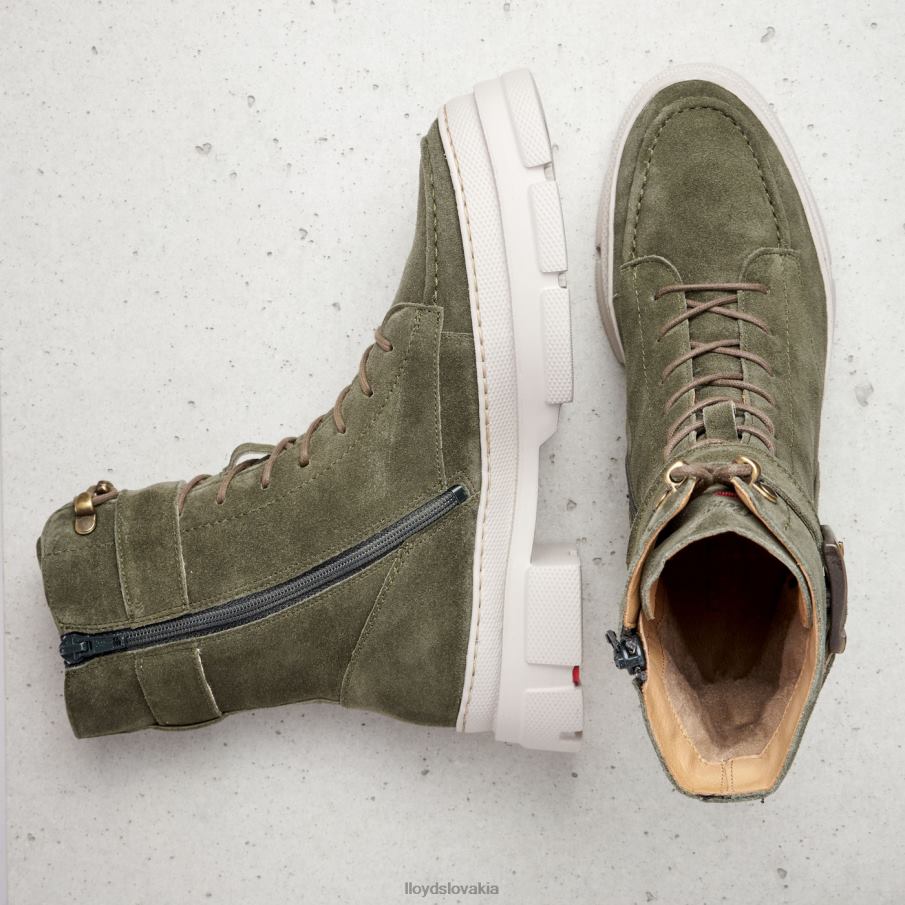 LLOYD ľahké členkové čižmy ženy topánky zelená 6R0JN949