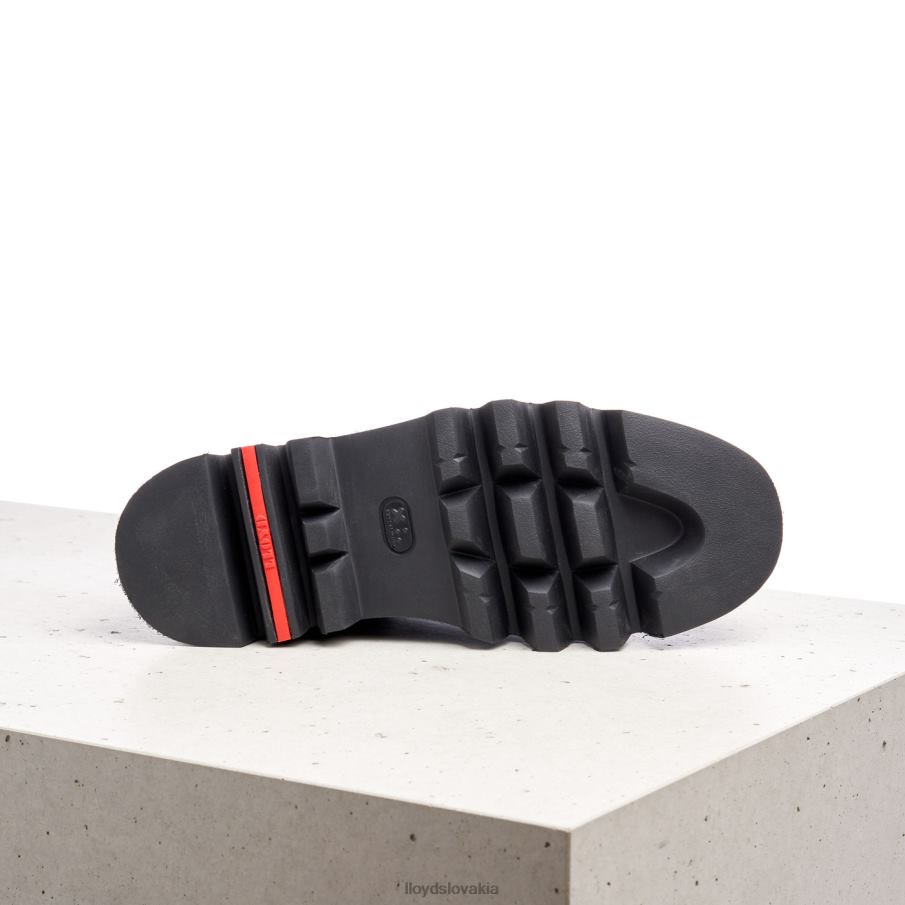 LLOYD ľahké nazúvacie členkové topánky na podrážke ženy topánky čierna 6R0JN942