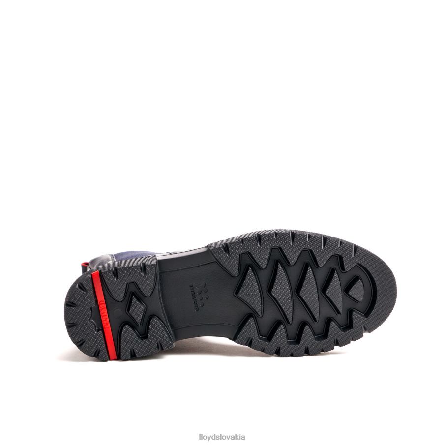 LLOYD ľahká podrážka hladká kožená členková obuv ženy topánky Modrá 6R0JN912