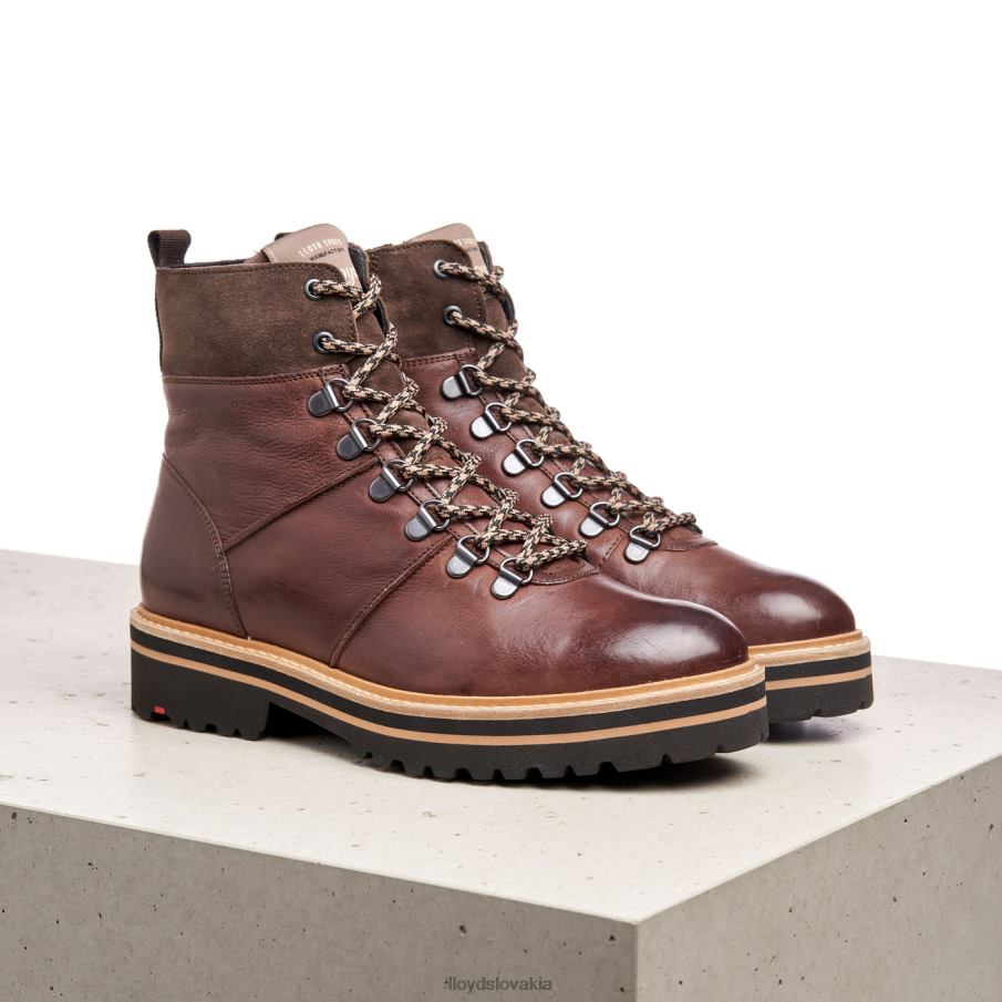 LLOYD extraľahká podrážka kožené členkové topánky ženy topánky hnedá 6R0JN1003