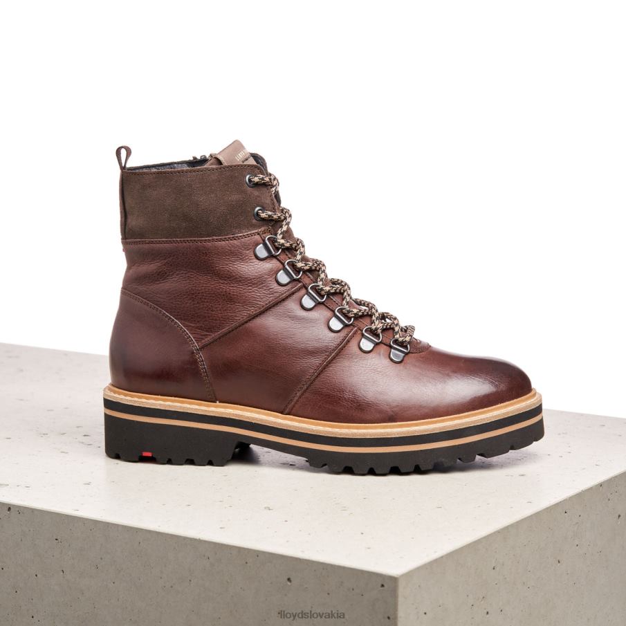 LLOYD extraľahká podrážka kožené členkové topánky ženy topánky hnedá 6R0JN1003