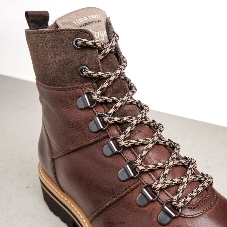 LLOYD extraľahká podrážka kožené členkové topánky ženy topánky hnedá 6R0JN1003