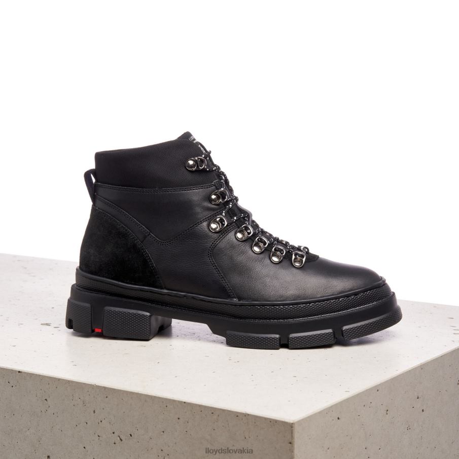 LLOYD extraľahká podrážka kožené členkové topánky ženy topánky čierna 6R0JN988
