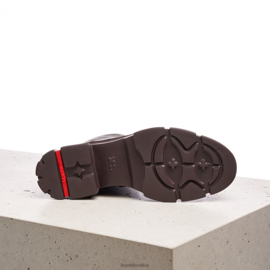 LLOYD extraľahká podrážka kožené členkové topánky ženy topánky zelená 6R0JN973