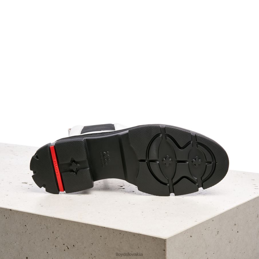 LLOYD hladká kožená slip-on členková obuv ženy topánky biely 6R0JN875