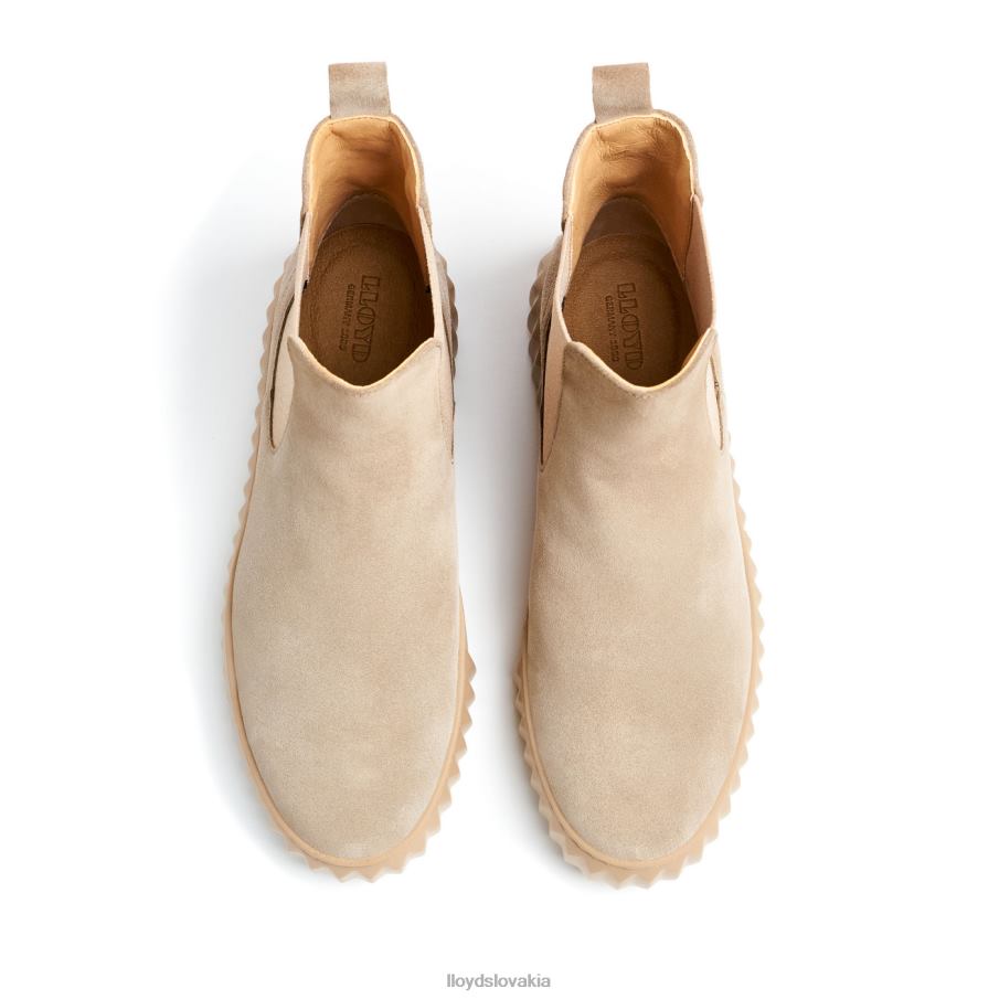 LLOYD hrubé kožené členkové topánky ženy topánky béžová 6R0JN882