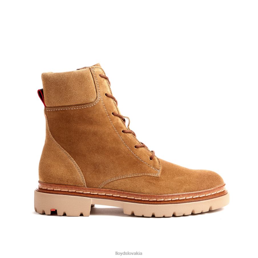 LLOYD hrubé kožené členkové topánky ženy topánky hnedá 6R0JN913