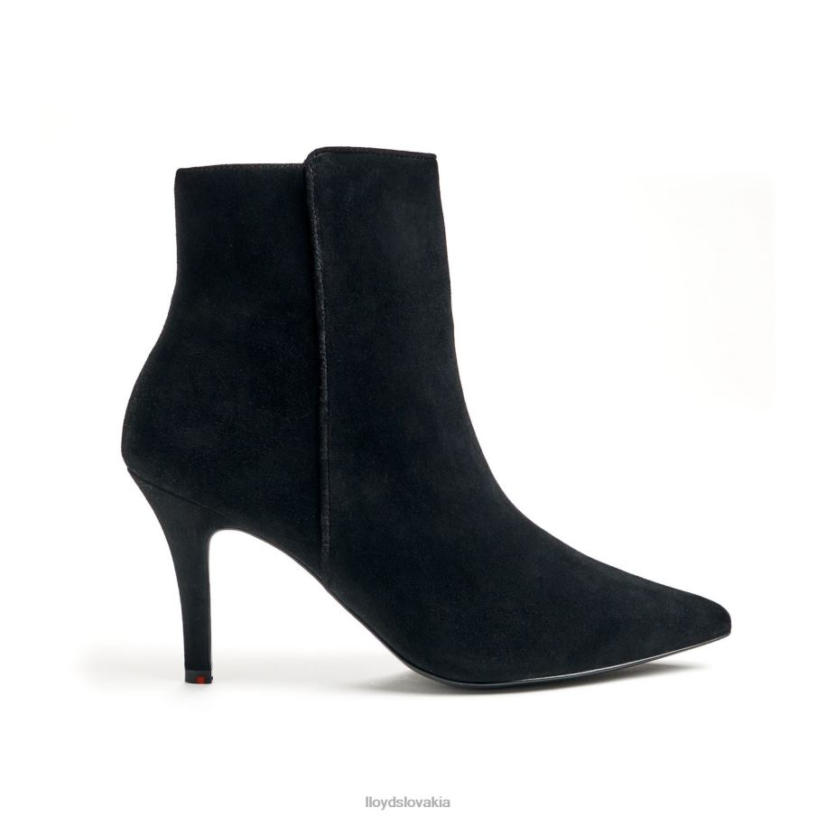 LLOYD hrubé kožené členkové topánky ženy topánky čierna 6R0JN879
