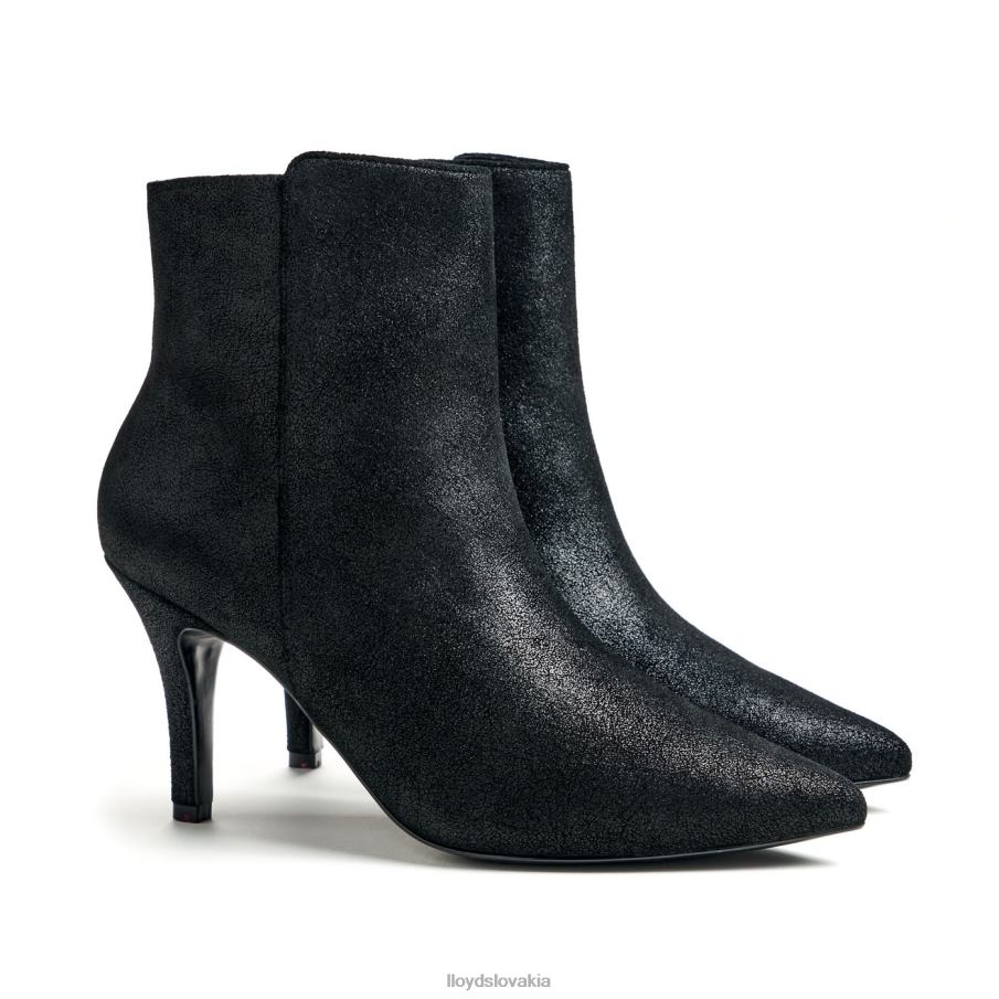 LLOYD hrubé kožené členkové topánky ženy topánky čierna 6R0JN880