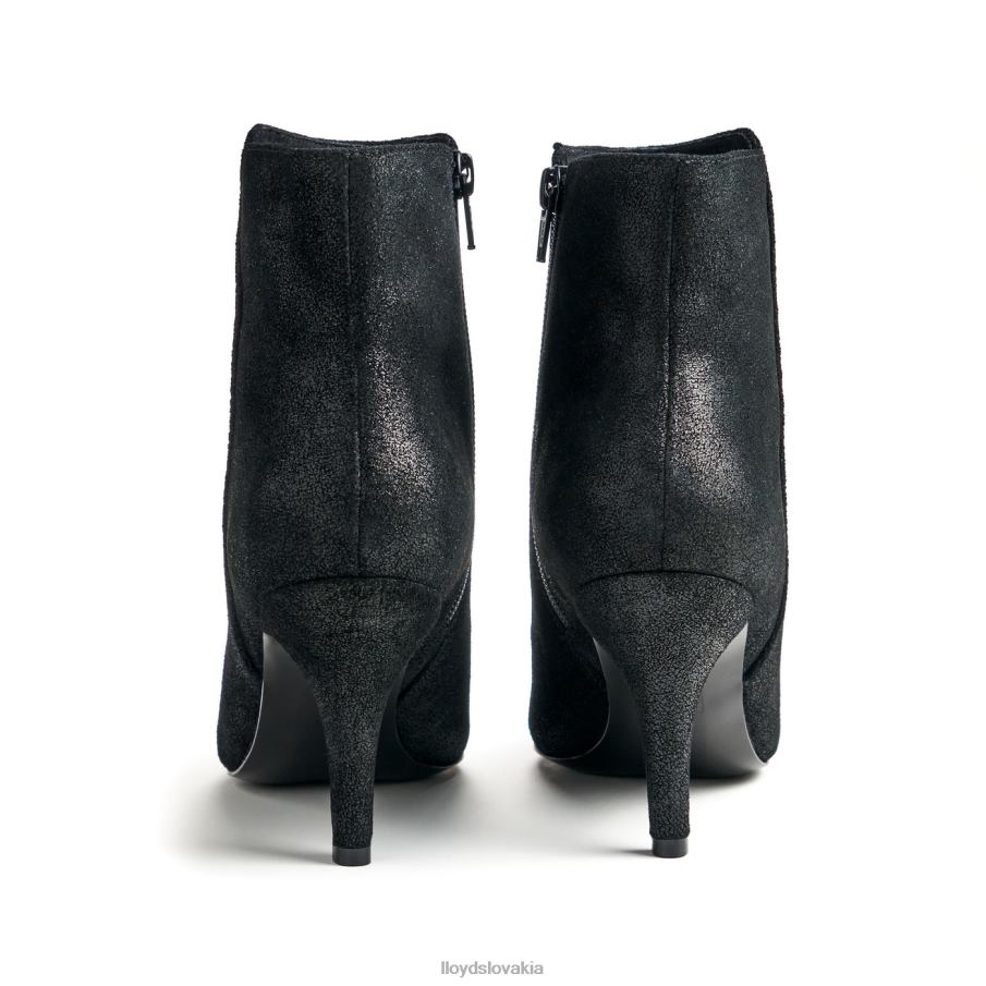 LLOYD hrubé kožené členkové topánky ženy topánky čierna 6R0JN880