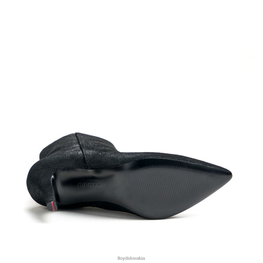 LLOYD hrubé kožené členkové topánky ženy topánky čierna 6R0JN880