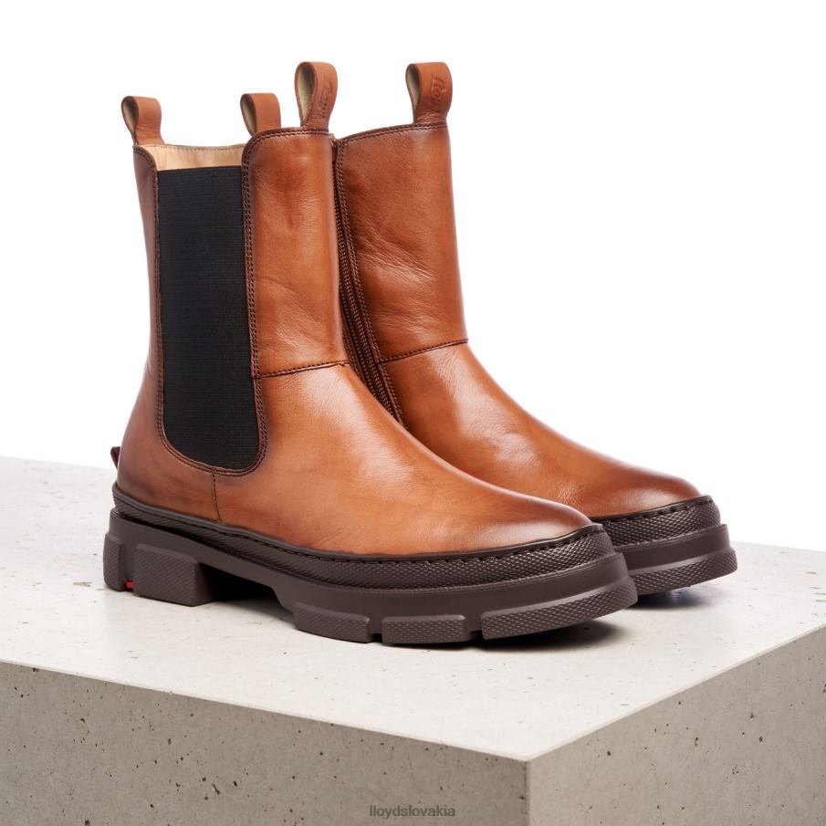 LLOYD jednoduché nazúvanie do členkových topánok ženy topánky hnedá 6R0JN987