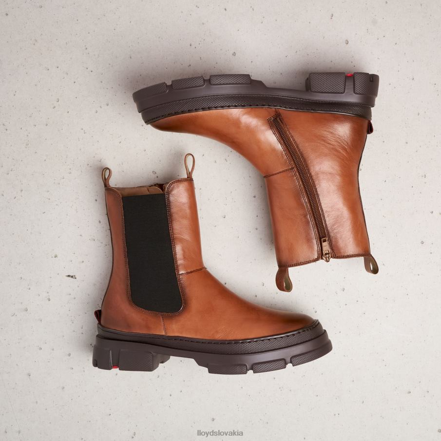 LLOYD jednoduché nazúvanie do členkových topánok ženy topánky hnedá 6R0JN987