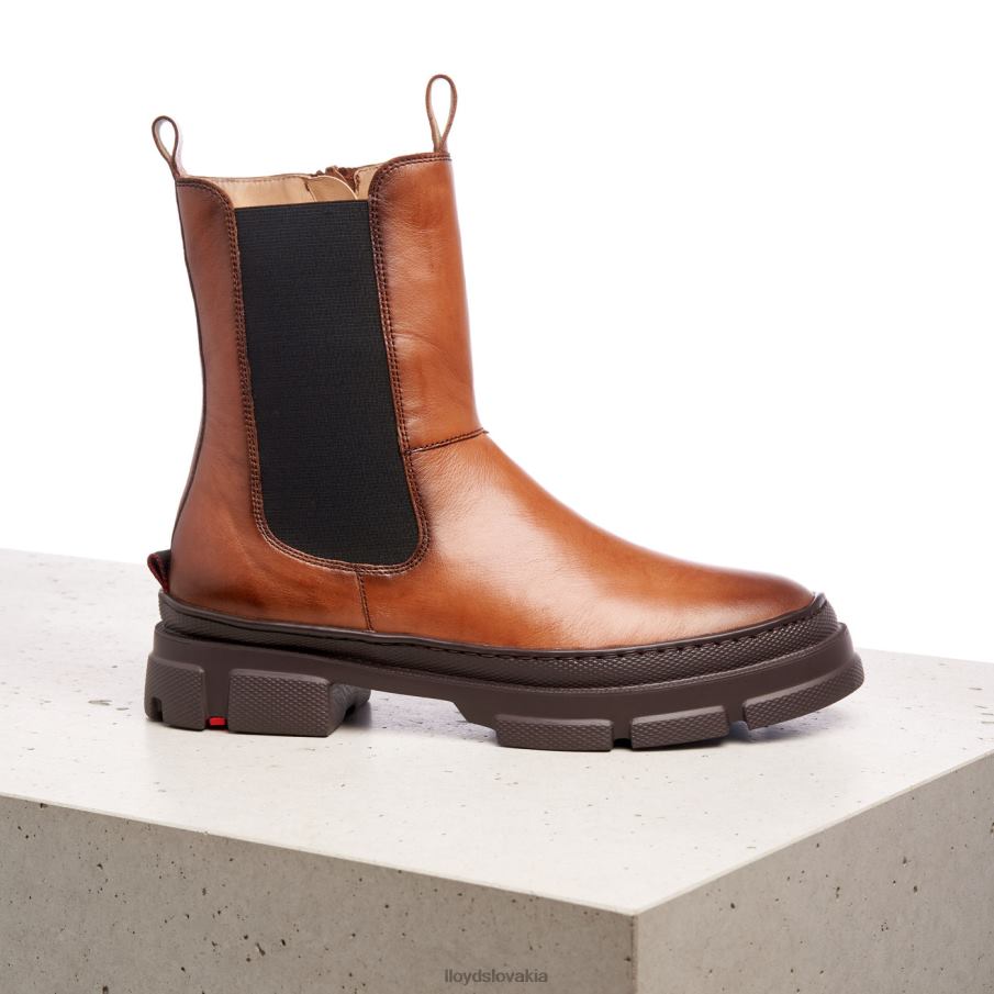 LLOYD jednoduché nazúvanie do členkových topánok ženy topánky hnedá 6R0JN987