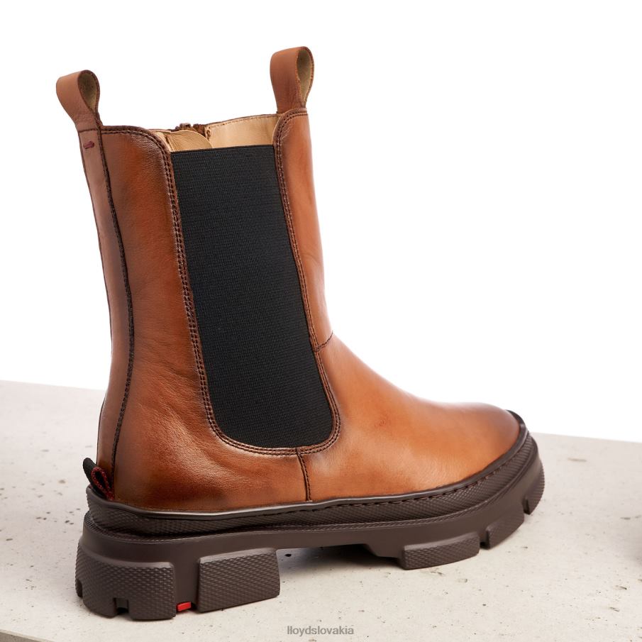 LLOYD jednoduché nazúvanie do členkových topánok ženy topánky hnedá 6R0JN987