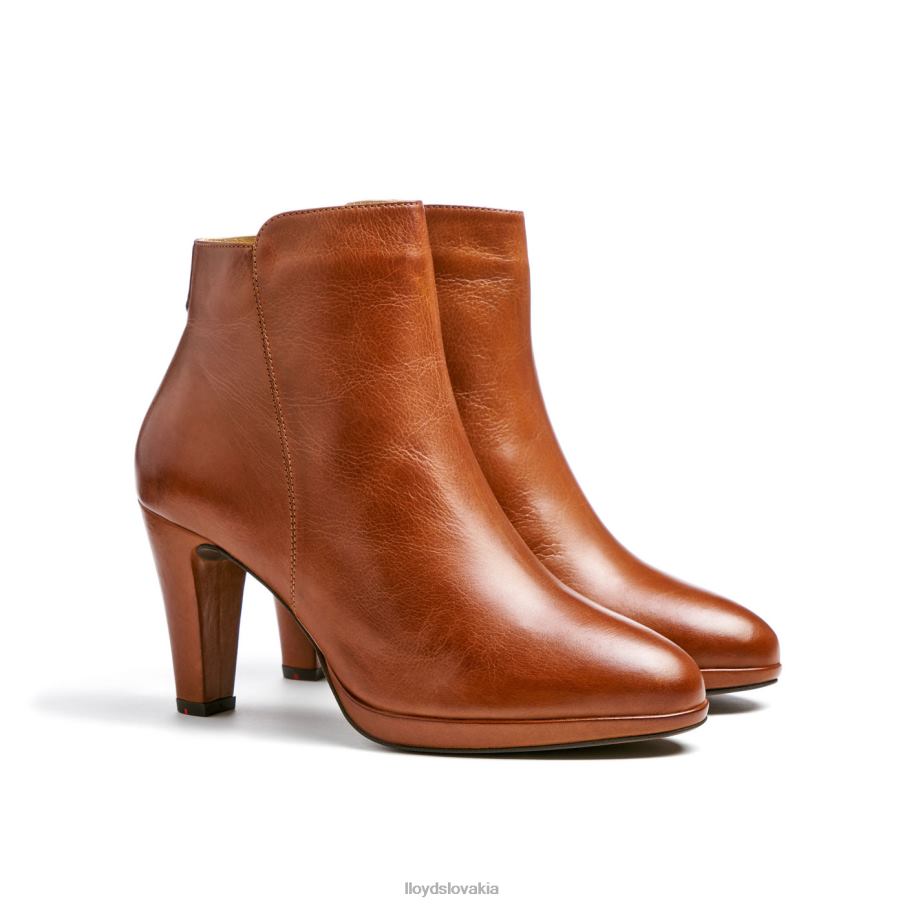 LLOYD kožené členkové čižmy ženy topánky hnedá 6R0JN921