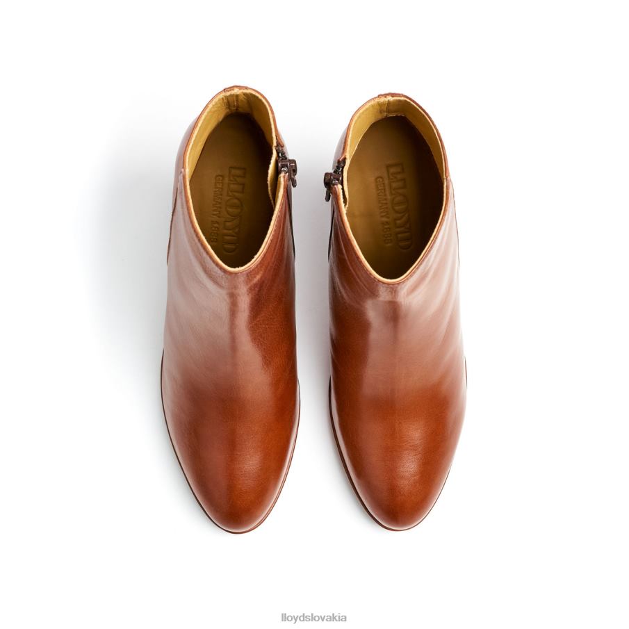 LLOYD kožené členkové čižmy ženy topánky hnedá 6R0JN921