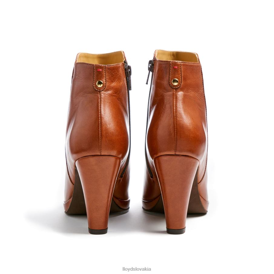 LLOYD kožené členkové čižmy ženy topánky hnedá 6R0JN921