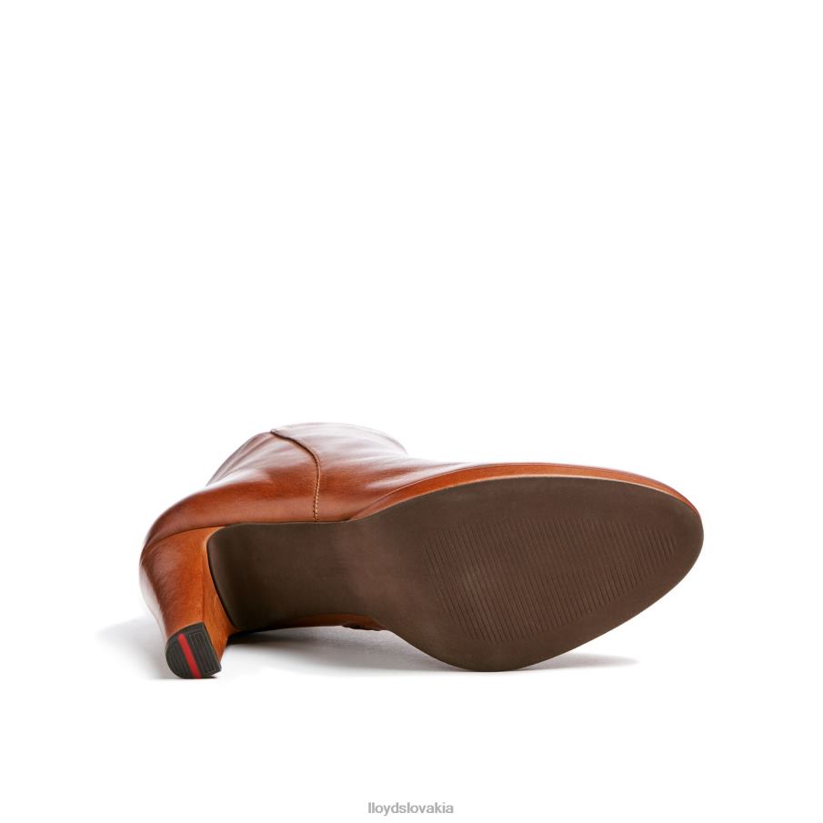 LLOYD kožené členkové čižmy ženy topánky hnedá 6R0JN921